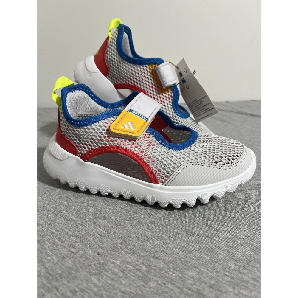 Adidas Summerflex C Shoes Youth Size 2 Mesh Lightweight Hook & Loop IH8730